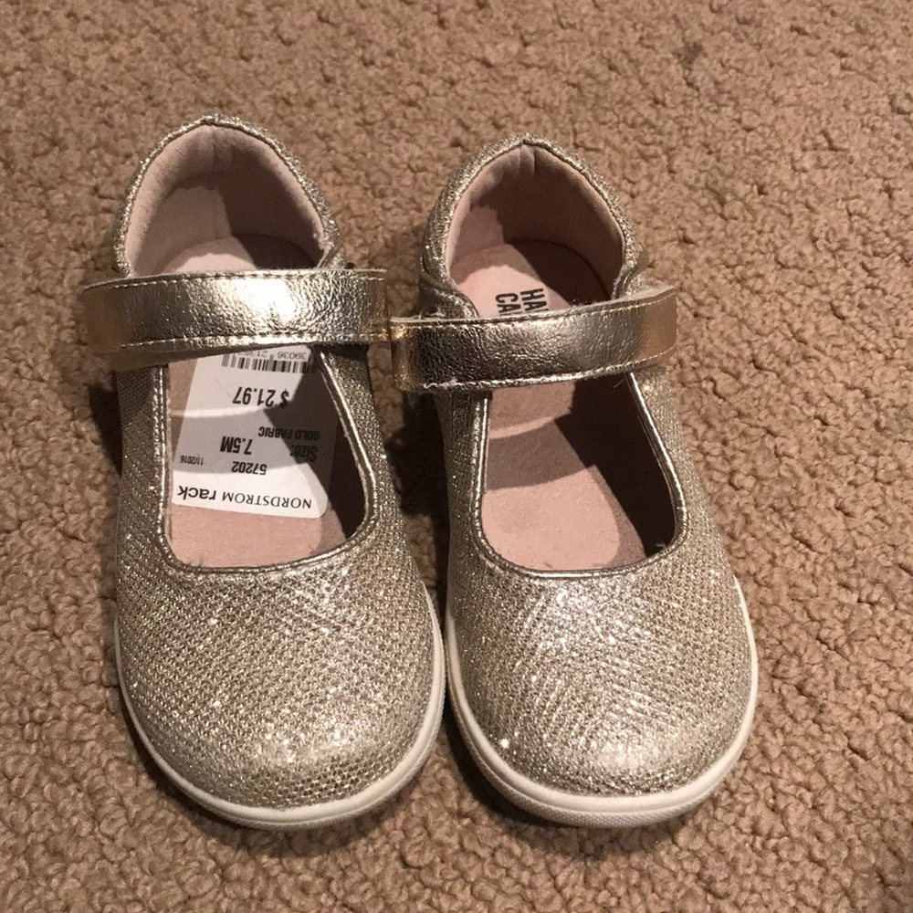 Champagne gold shoes